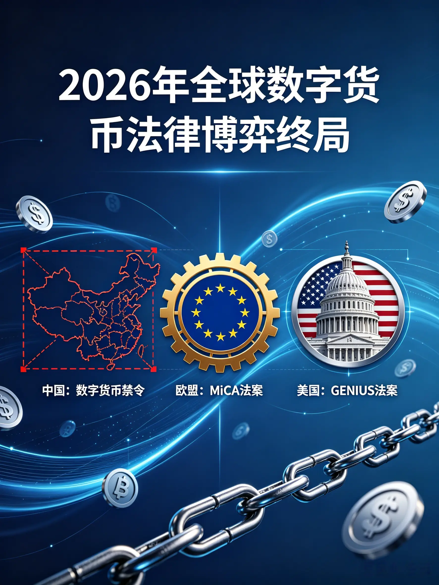 2026全球数字货币法律地位全解：68国立法、92%收紧、中国全面禁止——合规生死线在哪？