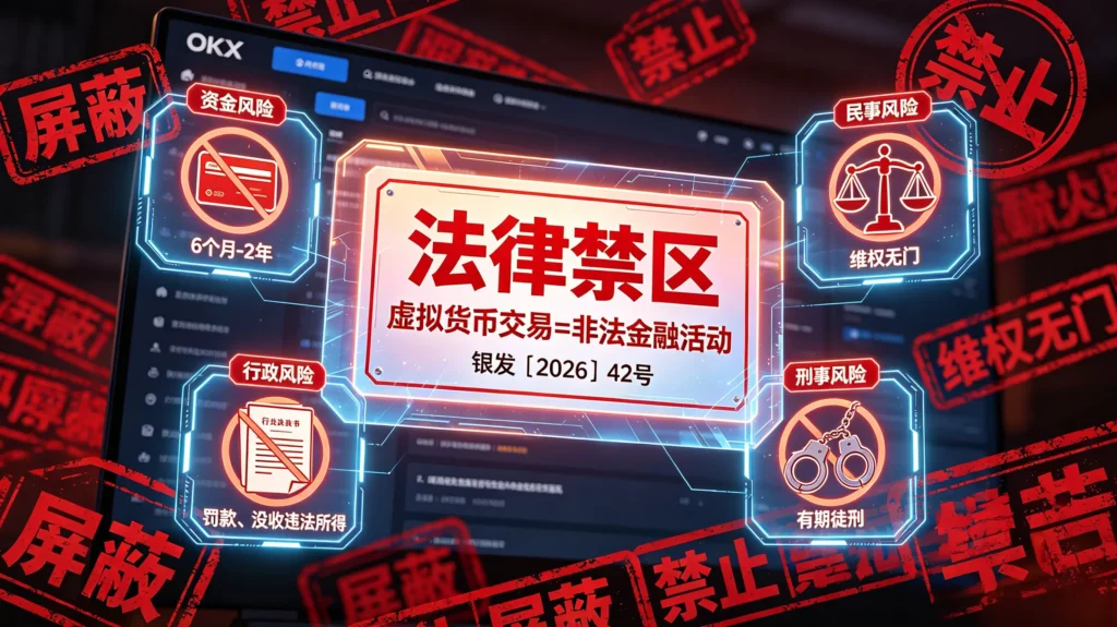 2026 年中国境内虚拟货币交易法律风险的插图。