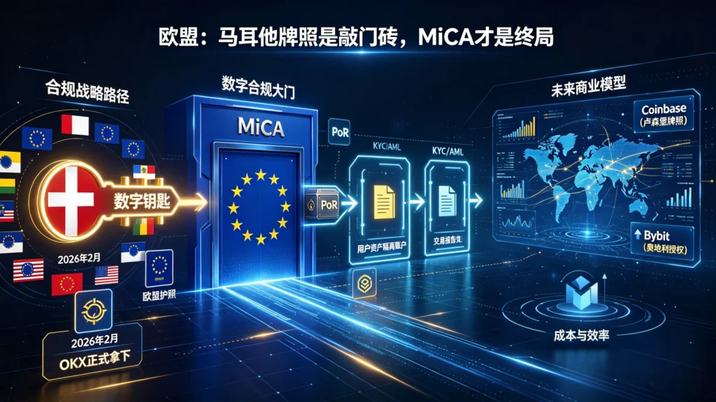 OKX 以马耳他牌照为敲门砖，迈向 MiCA 终局的战略布局