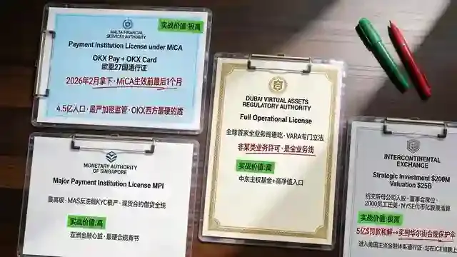 四张核心牌照文件含金量对比
