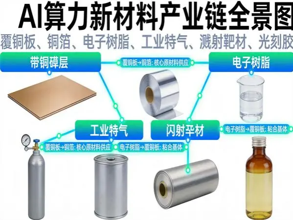 覆铜板到工业特气产业链全景