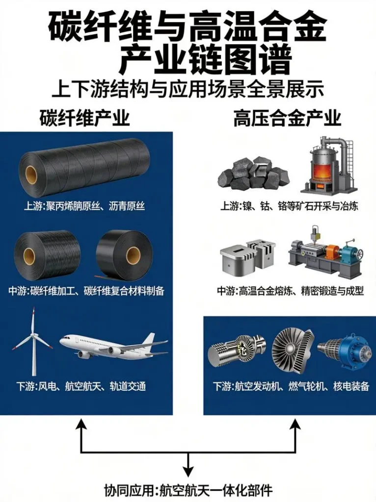 新材料产业链结构图谱