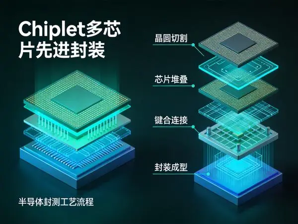 Chiplet多芯片3D堆叠先进封装技术