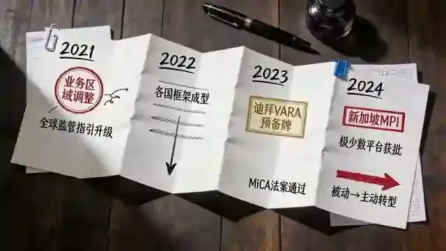 合规转型折页时间轴