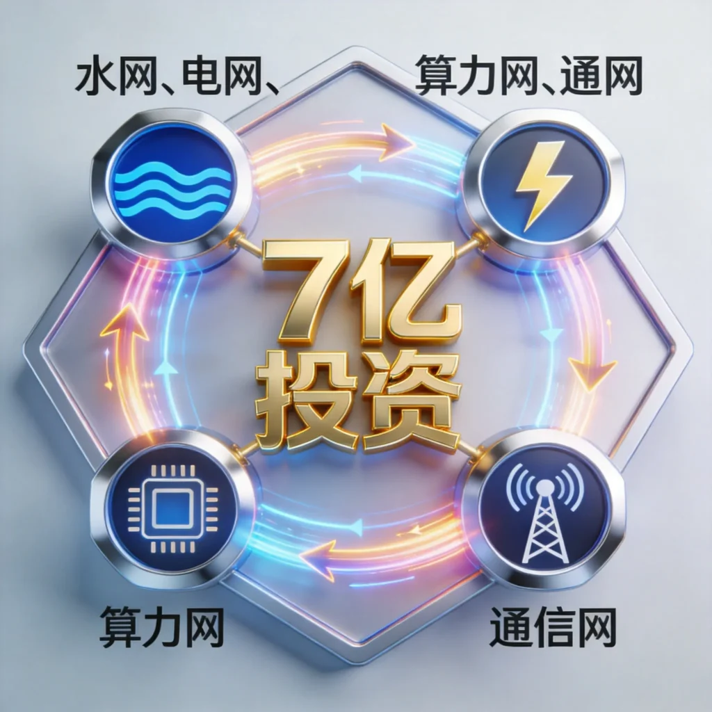 新基建六网产业链关系图