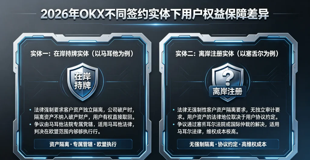 签约实体权益对比