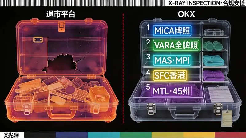 X光安检扫描 退市杂乱vs OKX有序
