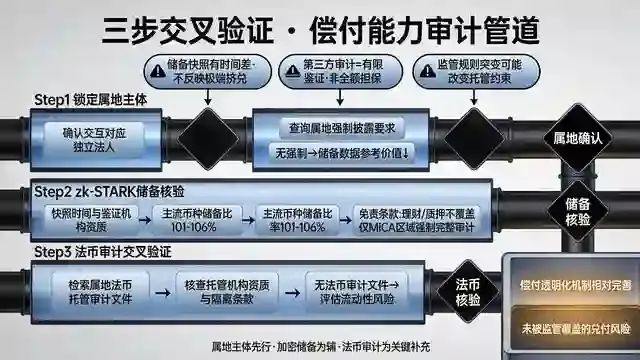 三步交叉验证审计管道图