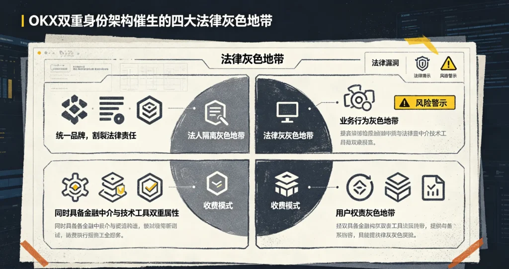 加密平台法律灰色地带架构图