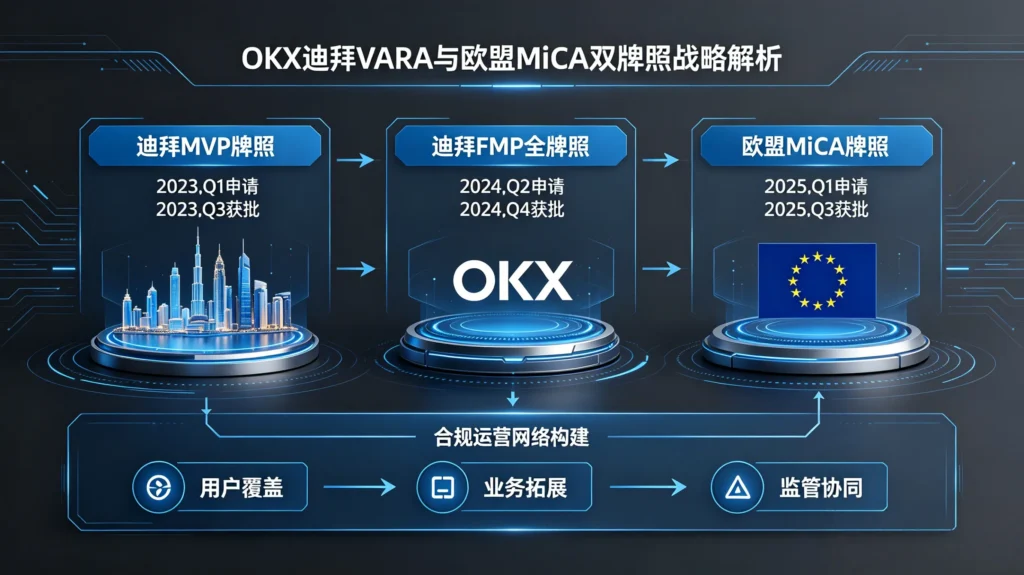 OKX 迪拜 VARA 与欧盟 MiCA 双牌照战略解析