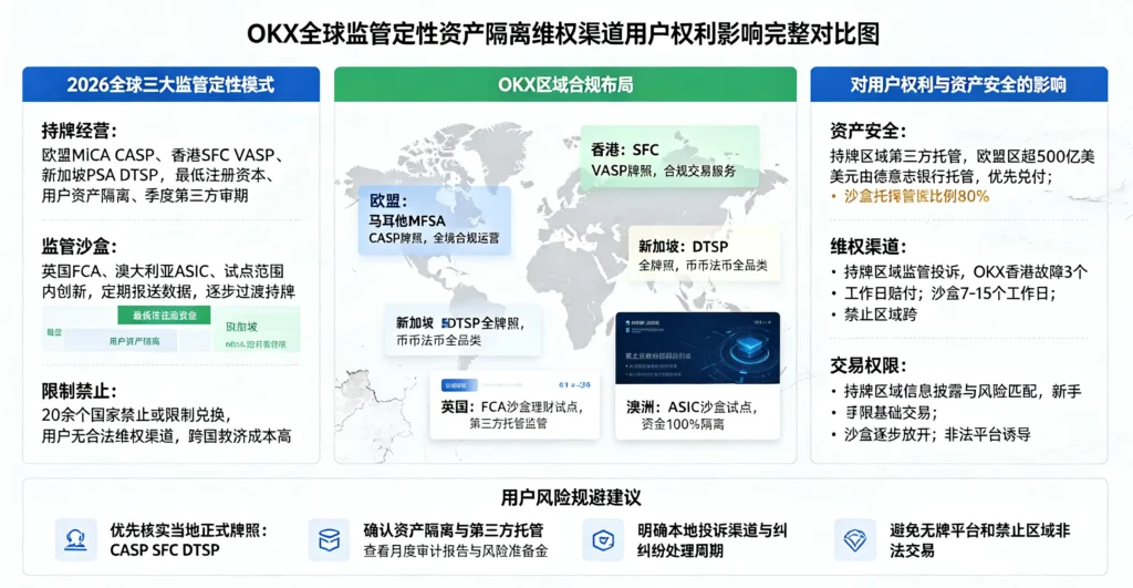 全球监管法域对比图