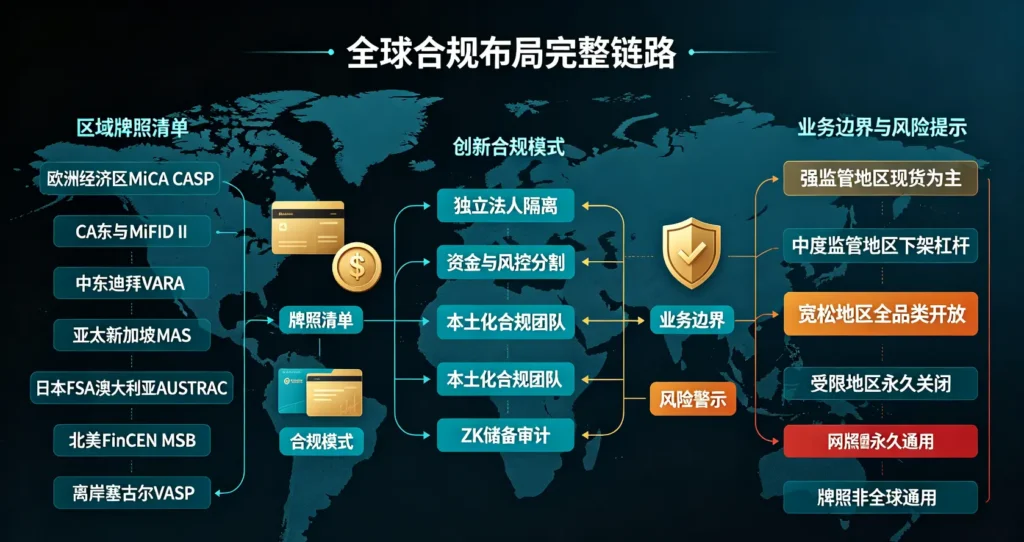 全球牌照布局链路